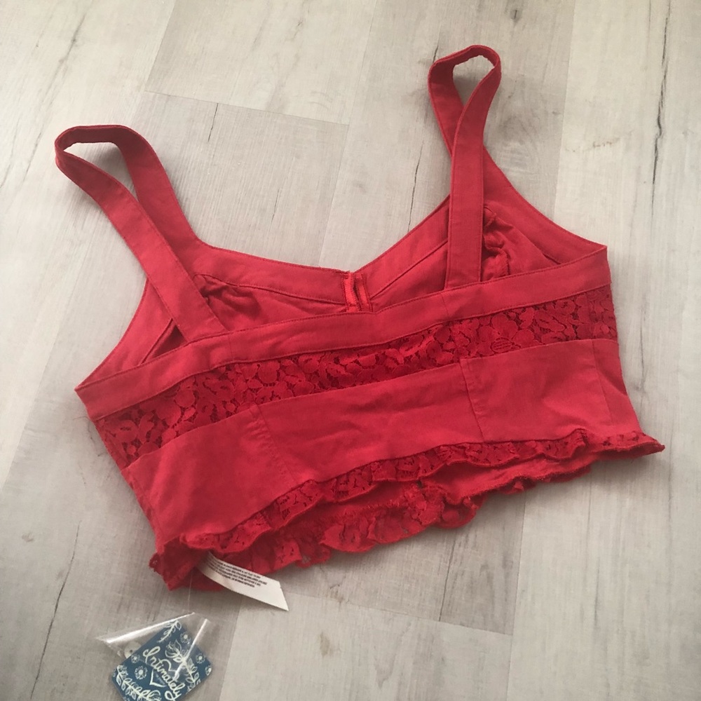 FREE PEOPLE ❤️🔥 CROP TOP NWT SIZE MEDIUM - Picture 2 of 3